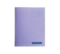 Majuscule-cahier piqures grand carreaux polypropylene 17x22 48p 90g violet 100105472