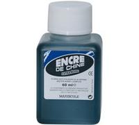 Majuscule - Encre Chine Noire - Flacon De 60ml G