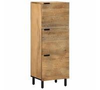Makastle Buffet Marron 40x33x110 cm Bois de manguier Massif