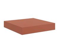 Makastle Étagère Murale en Bois d'Ingénierie, Fixation Murale pour Salon, Salle de Bain et Cuisine, Surface Lisse, 23 x 23,5 x 4 cm, Forme Carrée