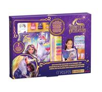 Make It Real: Unicorn Academy Ensemble de Papeterie Licorne enchantée - 17 pièces, stylos Gel, Autocollants, gommes, Agenda, série Netflix, Enfants de 6 Ans et Plus
