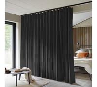 MaKefeile Rideaux de séparation de pièce - Panneaux d'intimité Totalement occultants à Isolation Thermique et réduction du Bruit pour Chambre à Coucher et Salon - Rail de Plafond - 4,6 x 2,1 m (l x H