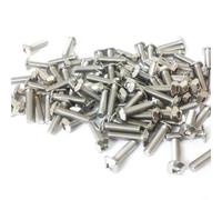 MakerBeam - Viss carrées M3 x 12 mm pour profilés 10x10mm avec tête hexagonale, 100 pièces