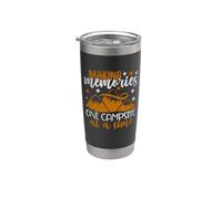 Making Memories One Campsite At A Time Camping Hiking Camper Gobelet isotherme en acier inoxydable double paroi