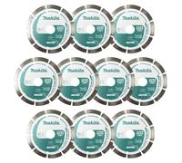 Makita 10x disque à tronçonner diamanté 125 x 22,23 mm ( 10x D-80086 )