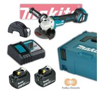Meuleuse d'angle Makita Aku avec régulation 125mm Li-ion LXT 18V/3.0Ah, Makpac DGA511RFJ