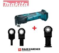 Makita 18 volts batterie outil multifonction DTM51Z + jeu de 3 lames de scie