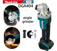 Makita 18V 125mm DGA404 meuleuse d'angle électrique sans brosse Lithium-Ion Rechargeable haute puissance pour couper et polir 1 battery and 1 angl