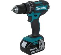 Makita 18V 62/36Nm 2 X 3.0Ah Li-Ion marteau perforateur/visseuse Makpac Dhp482Rfj mallette de transport