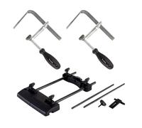 Makita 194579-2 Adaptateur de rail de guidage + 2x 194385-5 serre-joints pour RP/DRT