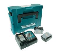 MAKITA Li-ion LXT 18V ensemble 2 pièces BL1830B+1 chargeur DC18RC+1 pièce Makpac 197952-5
