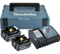 Makita 197624-2 - Starter Pack - Batteries 18V Li-ion - 2 Batteries 5,0 Ah - Chargeur Et MAKPAC