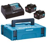 Pack 2 Batteries BL1041B + DC10SA + Makpac MAKITA - 197641-2