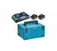 Makita 198077-8 - Batterie 18V Li-ion - Set De Démarrage - 2 Batteries 6,0 Ah - Avec Coffret Mbox