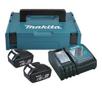 Makita 19866-5 Pack Énergie 18V Li-ion - 2 Batteries 4,0 Ah - MAKPAC