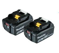 Makita 2x BL1850B Batterie 5,0 Ah 18V Li-Ion avec indicateur de charge - BL1850B-2