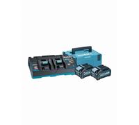 MAKITA Ensemble Li-ion XGT 40V 2 pièces BL4040+1 pièce DC40RB+1 pièce Makpac 191U00-8