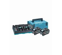 Makita 40V Li-ion MAX Set de 2 batteries 4.0Ah - Chargeur - Mbox - 191U13-9