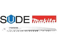 Makita Lame pour scie réciproque P-47123 – CV 240 mm, 3 dents – 5 pièces