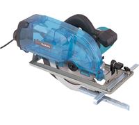 Makita 5017 RKB Scie circulaire électrique professionnelle, 1400 watts, profondeur de coupe 66 mm, aspiration des poussières