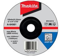 Makita A-84981 Meule 150x6x22mm Acier