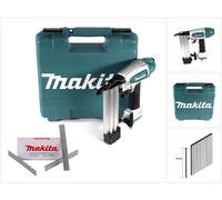 Makita AF 506 Cloueur à air comprimé 15-50mm 4.3-8.3 bar + 5000x Clous à refouler 15mm galvanisé + Coffret