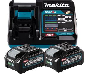 Makita Akku Power Source Kit 2 x 4.0 Ah, XGT 40 V max 40 V max - Li-ionen - 4.0 Ah - 2 Akkus