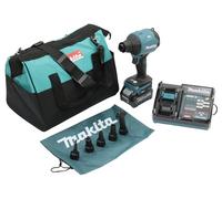 Makita AS001GA102 Ventilateur sans Fil 40 V Max. / 2,0 Ah 1 Batterie + Chargeur dans Un Sac de Transport Bleu pétrole