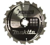 MAKITA B-13699 - Disco de sierra eSPecial construccion de 235x2.8 llanta 1.8 mm 16z 20 grados eje de 30