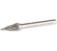 Makita B-52853 Fraise sur tige Carbure de tungstène cône pointu Dimension produit, Ø 10 mm Longueur de travail 20 mm Diamètre de