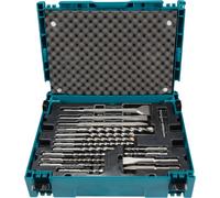 Makita B-53877 Jeu de forets et burins SDS-Plus 17 pièces + Makpac
