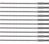 Makita B-63270 Jeu de forets spiralés pour pierre 6 mm SDS-Plus 10 pc(s)