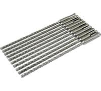 Makita B-63389 Jeu de forets spiralés pour pierre 8 mm SDS-Plus 10 pc(s)