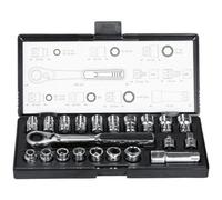 MAKITA B-65604 - Jeu de 21 douilles + cliquet reversible