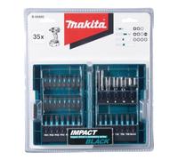 Coffret d'embouts de vissage à percussion Makita IMPACT BLACK- 35 pièces - B-66880