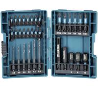 Makita B-66896 B-66896 33 pièces Assortiment de forets et dembouts métal 2.5 mm, 3 mm, 4 mm, 4.5 mm, 5 mm