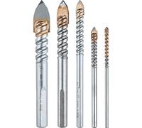 Makita B-68993 5 Pc. Assorted Glass and Tile Bit Set