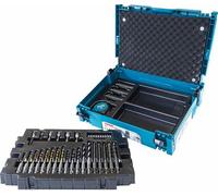 Makita B-69478 Jeu embouts de vissage et de perçage, SDS-Plus , Makpac, 65 pieces