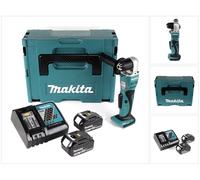 Makita BDA 351 RFJ Perceuse d'angle sans fil 18V 13,5Nm + 2x Batteries + Chargeur + Coffret Makpac