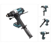 Makita BHP 458 Z LXT Perceuse visseuse à percussion sans fil LXT 18 V Li-Ion Solo - uniquement outil sans accessoires, avec poignée latérale