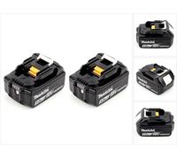 Makita BL 1850 B 18 V - 5 Ah / 5000 mAh Li-ion Batteries avec affichage LED - pack de 2