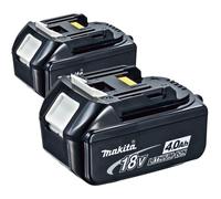Makita BL1840B Duopack 18V Li-Ion Batterie - 4.0Ah (2pcs)