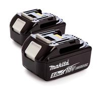 Makita BL1850B Duopack 18V Li-Ion Batterie - 5.0Ah (2pcs)