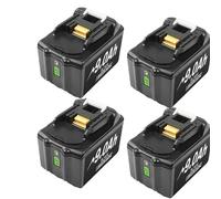 Makita BL1860B batterie, 18V, 90Ah, performance de longue durée, 4 pièces 9,0