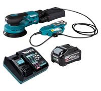 Makita BO 001 CGU101 : Ponceuse excentrique sans fil, 40 V max., diamètre 125 mm, excentrique de 5,0 mm, moteur sans balais + 1 batterie 4,0 Ah + chargeur