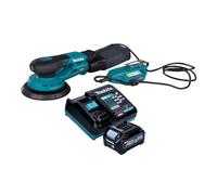 Makita BO 002 CGD101 Ponceuse excentrique sans fil 40 V max. 150 mm 5,0 mm course Brushless + 1x batterie 2,5 Ah + chargeur