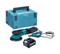 Makita BO 002 CGD101 Ponceuse excentrique sans fil 40 V max. 150 mm 5,0 mm course Brushless + 1x batterie 2,5 Ah + Makpac - sans chargeur