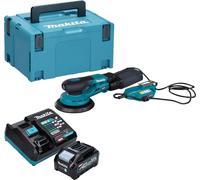 Makita BO 002 CGM101 Ponceuse excentrique sans fil 40 V max. 150 mm 5,0 mm Course Brushless + 1x batterie 4,0 Ah + chargeur + Makpac