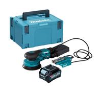 Makita BO 003 CGD101 Ponceuse excentrique sans fil 40 V max. 125 mm 3,0 mm course Brushless + 1x batterie 2,5 Ah + Makpac - sans chargeur