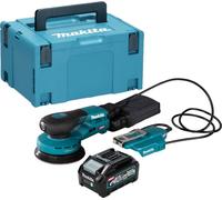 Makita BO 003 CGM101 Ponceuse excentrique sans fil 40 V max. 125 mm 3,0 mm course Brushless + 1x batterie 4,0 Ah + Makpac - sans chargeur